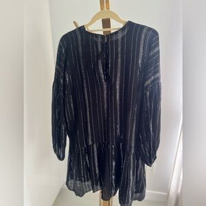 Zara Drop Waist Oversized Dress